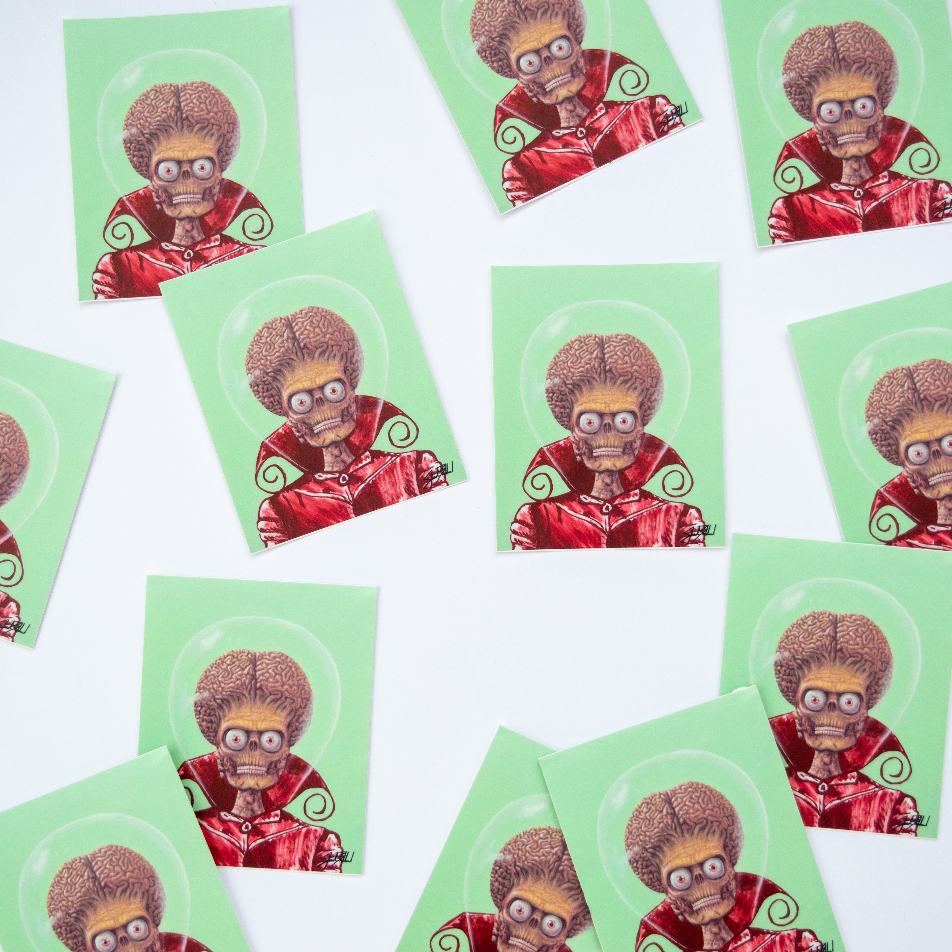 Mars Attacks Sticker