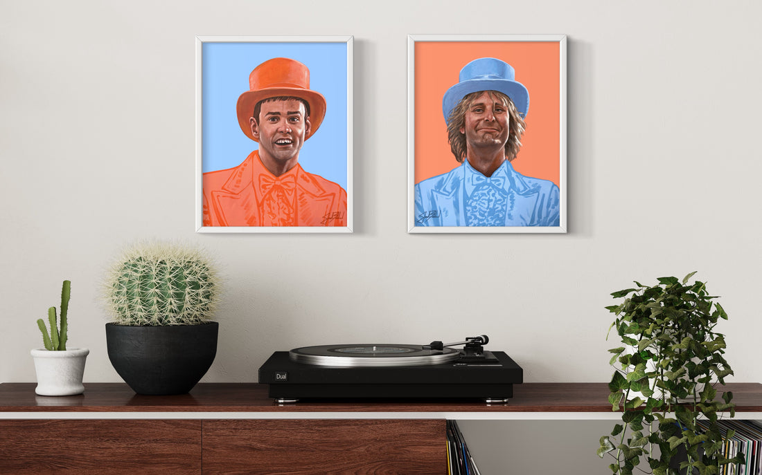 Lloyd surreal acrylic portrait print by Jonah Ballard