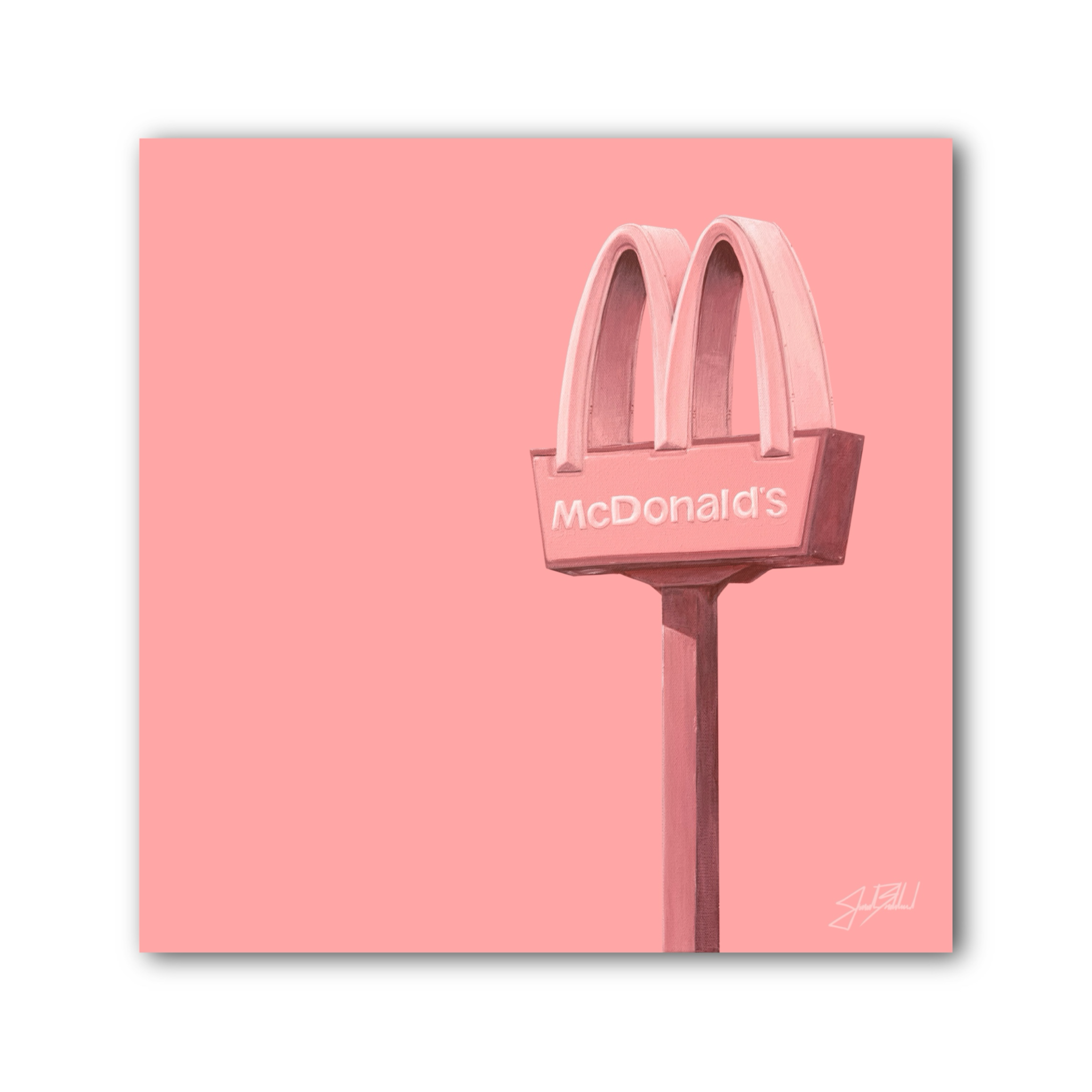McStrawberry Paper Print