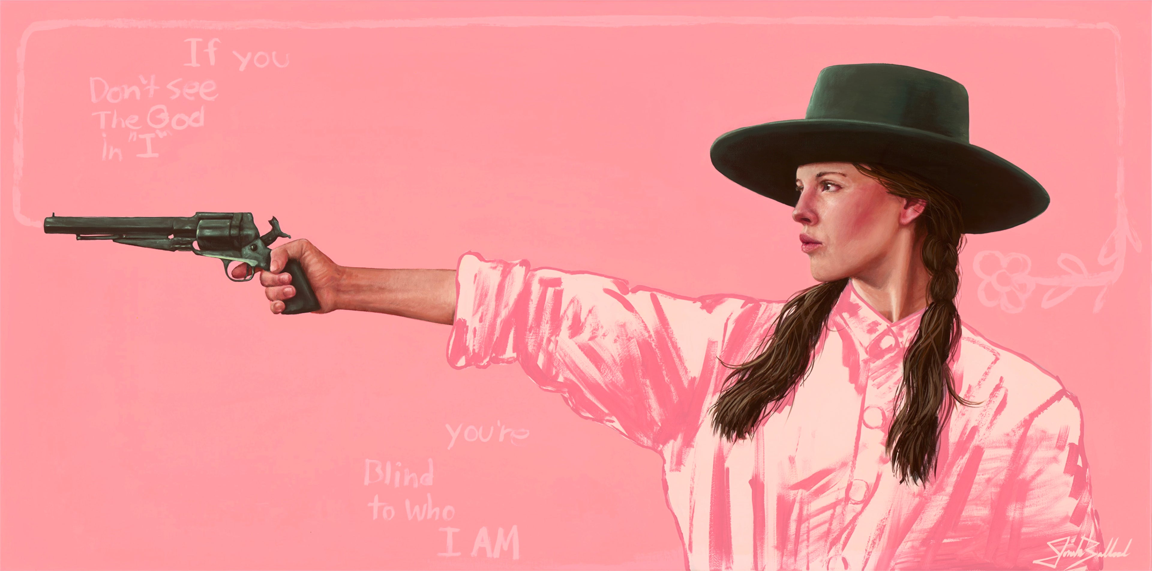 Acrylic painting symbolizing the power of I Am – Jonah Ballard canvas print