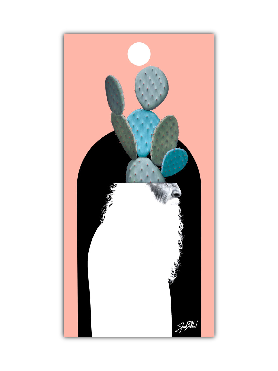 Artwork featuring a silhouette of a man&