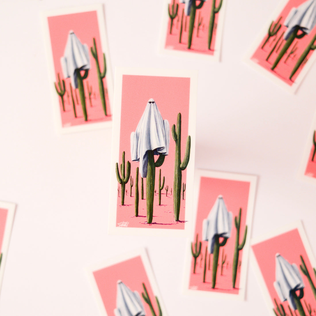 Spooky Saguaro Sticker