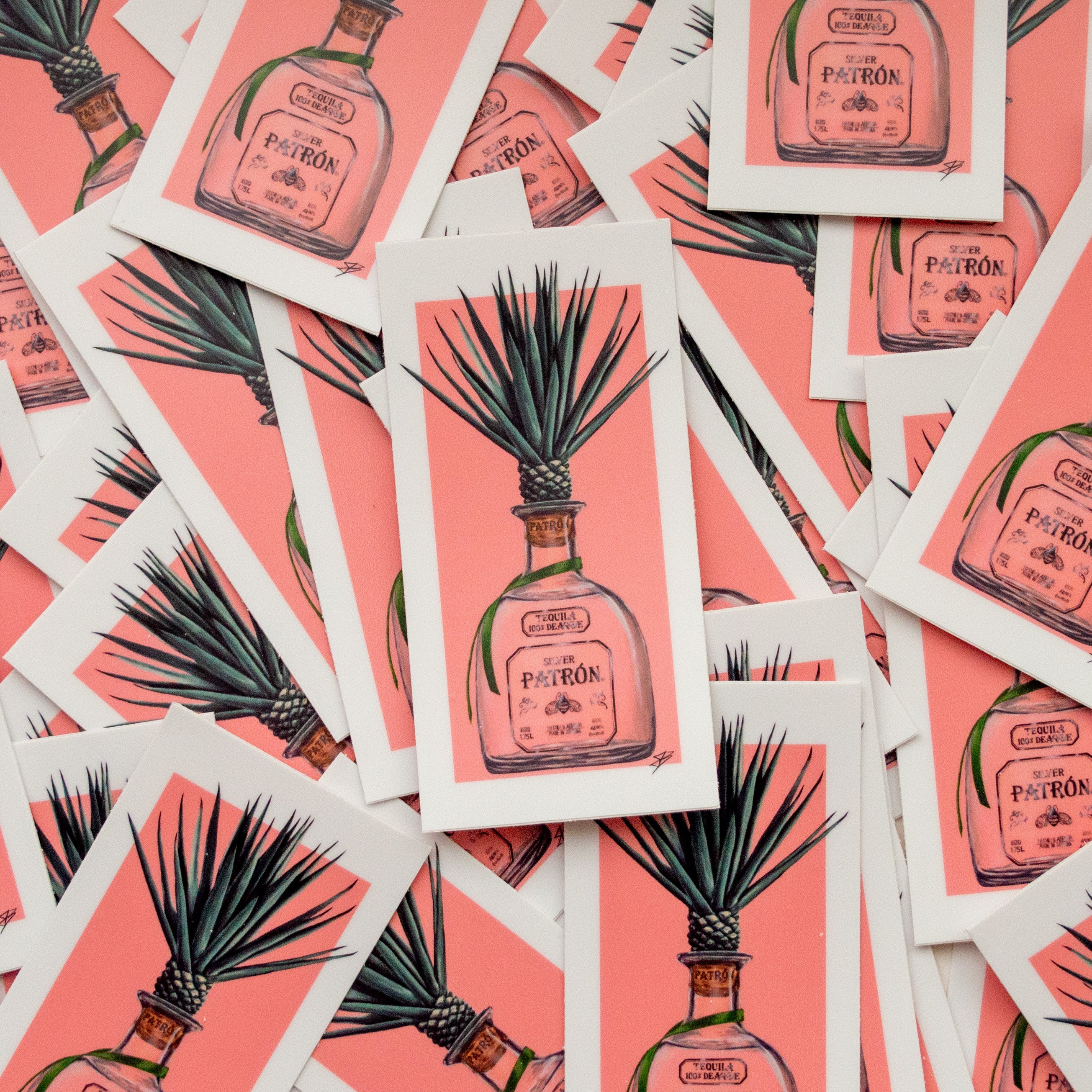 Pink Patron Sticker