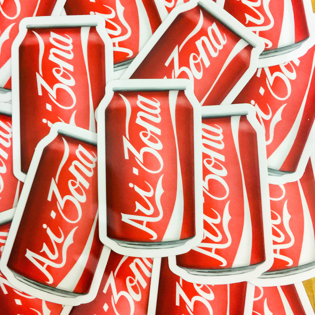 The Painted Ladies- Arizona Soda Can Sticker