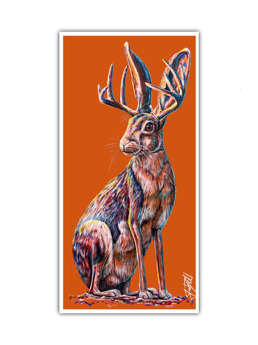 Jackalope Paper Print