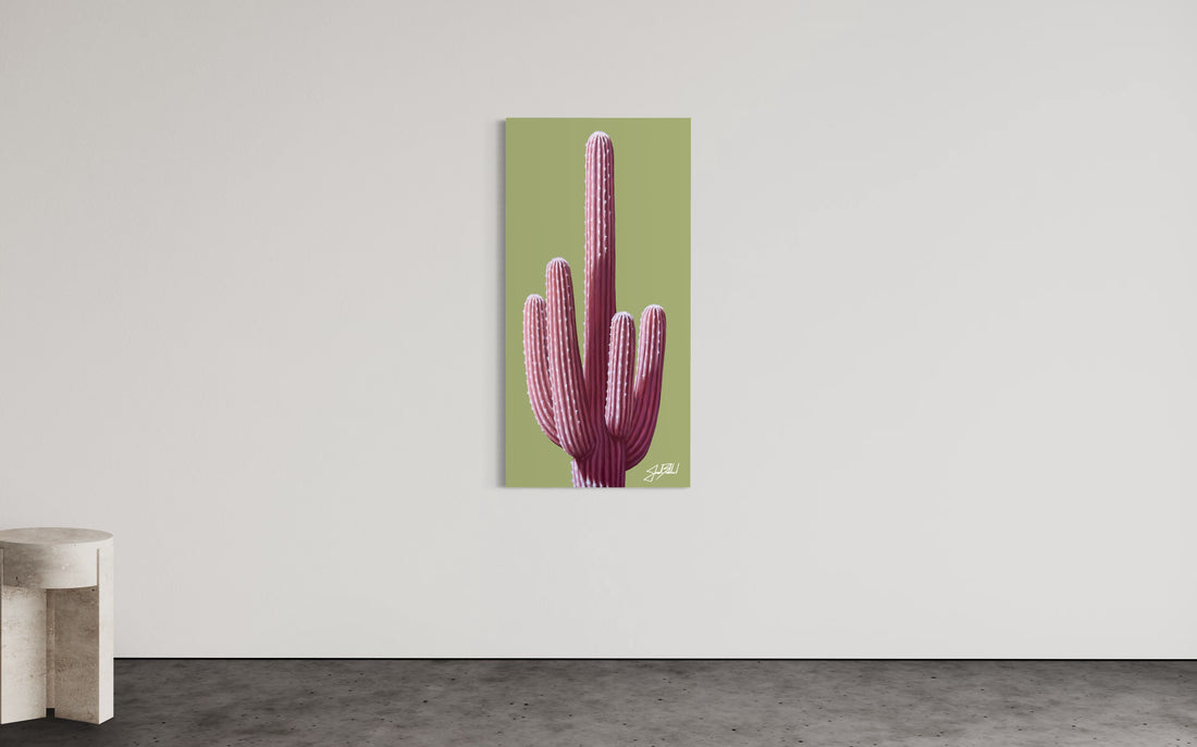 Pink Saguaro Canvas Print