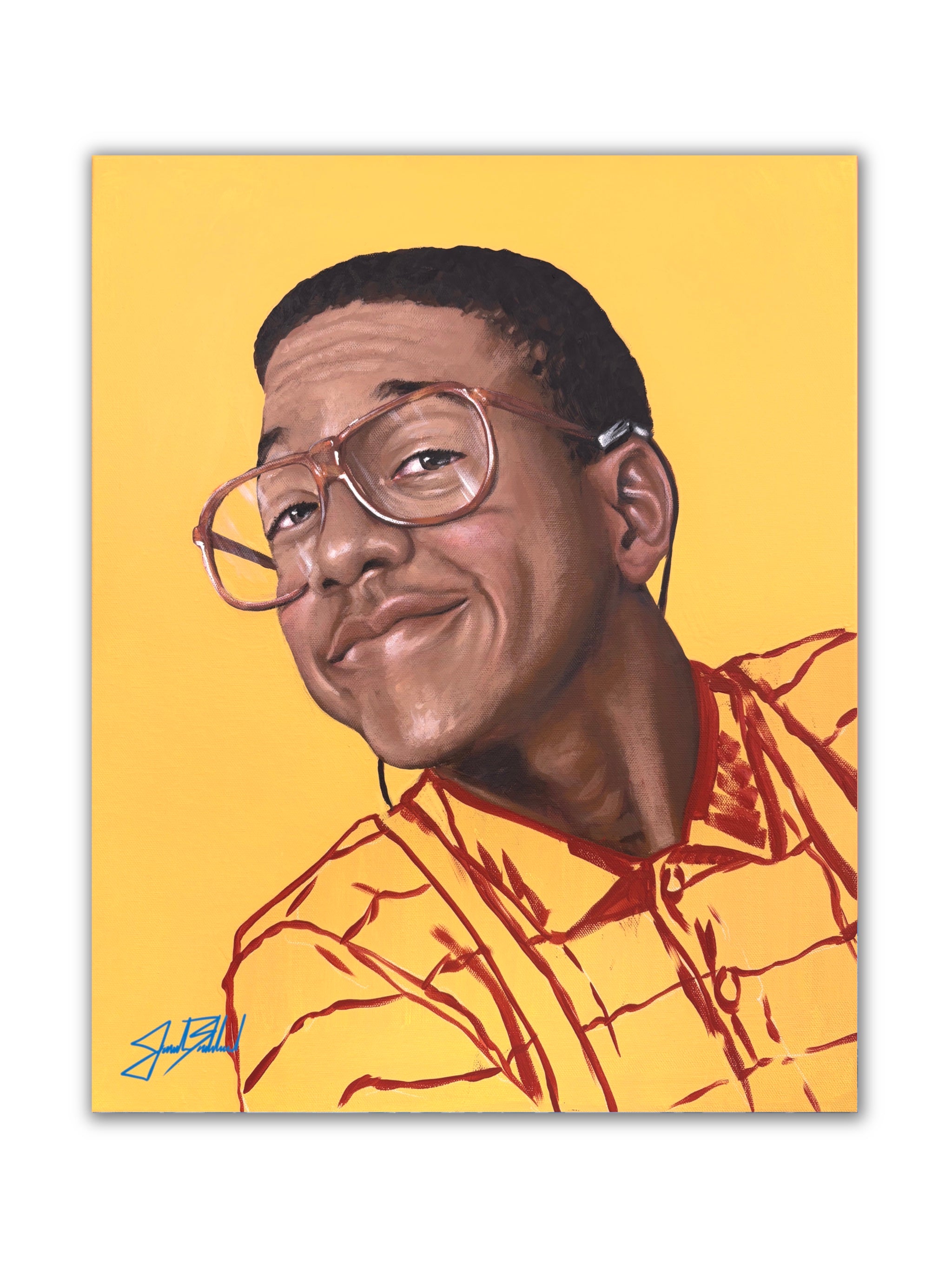 Steve Urkel Paper Print