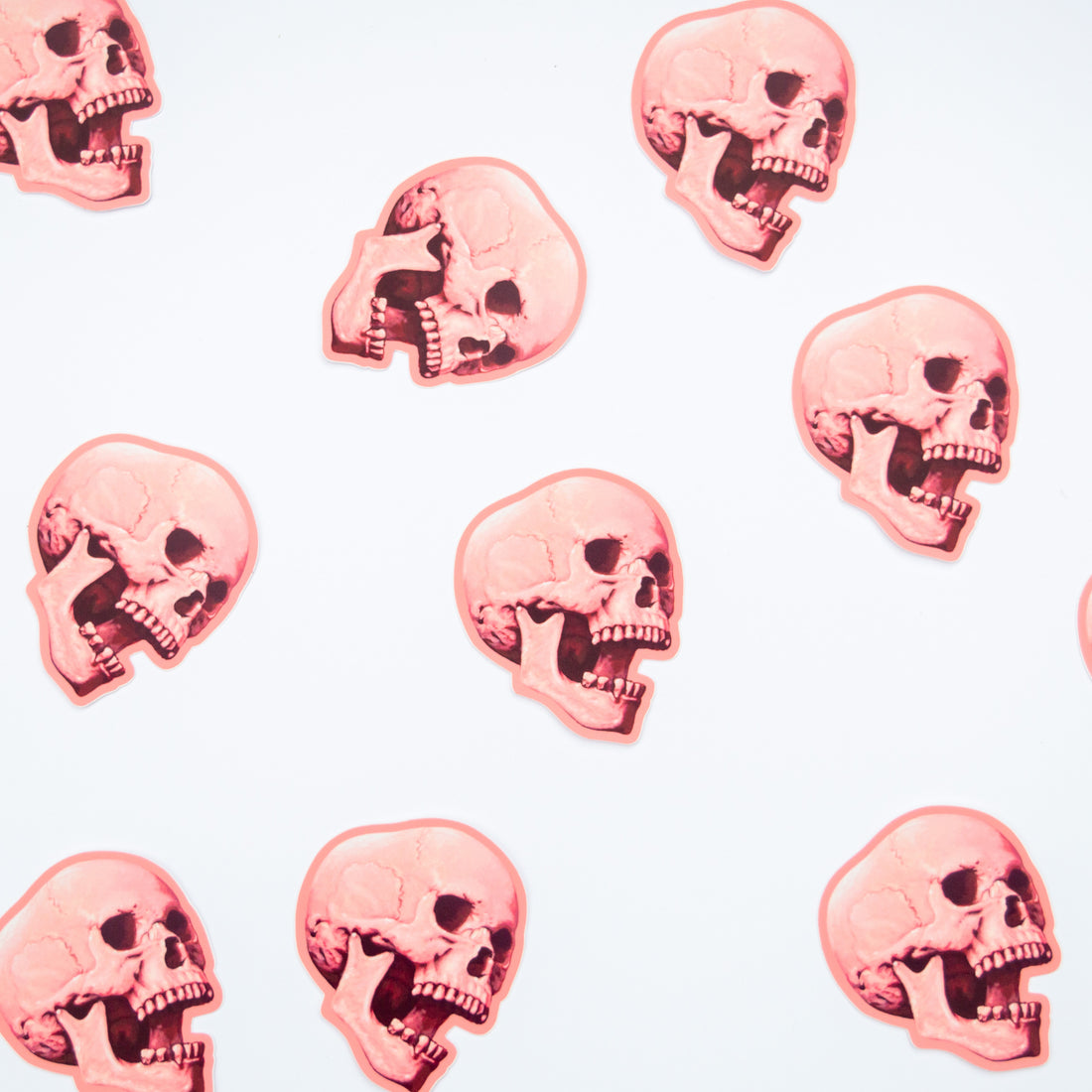 Strawberry Skull Sticker