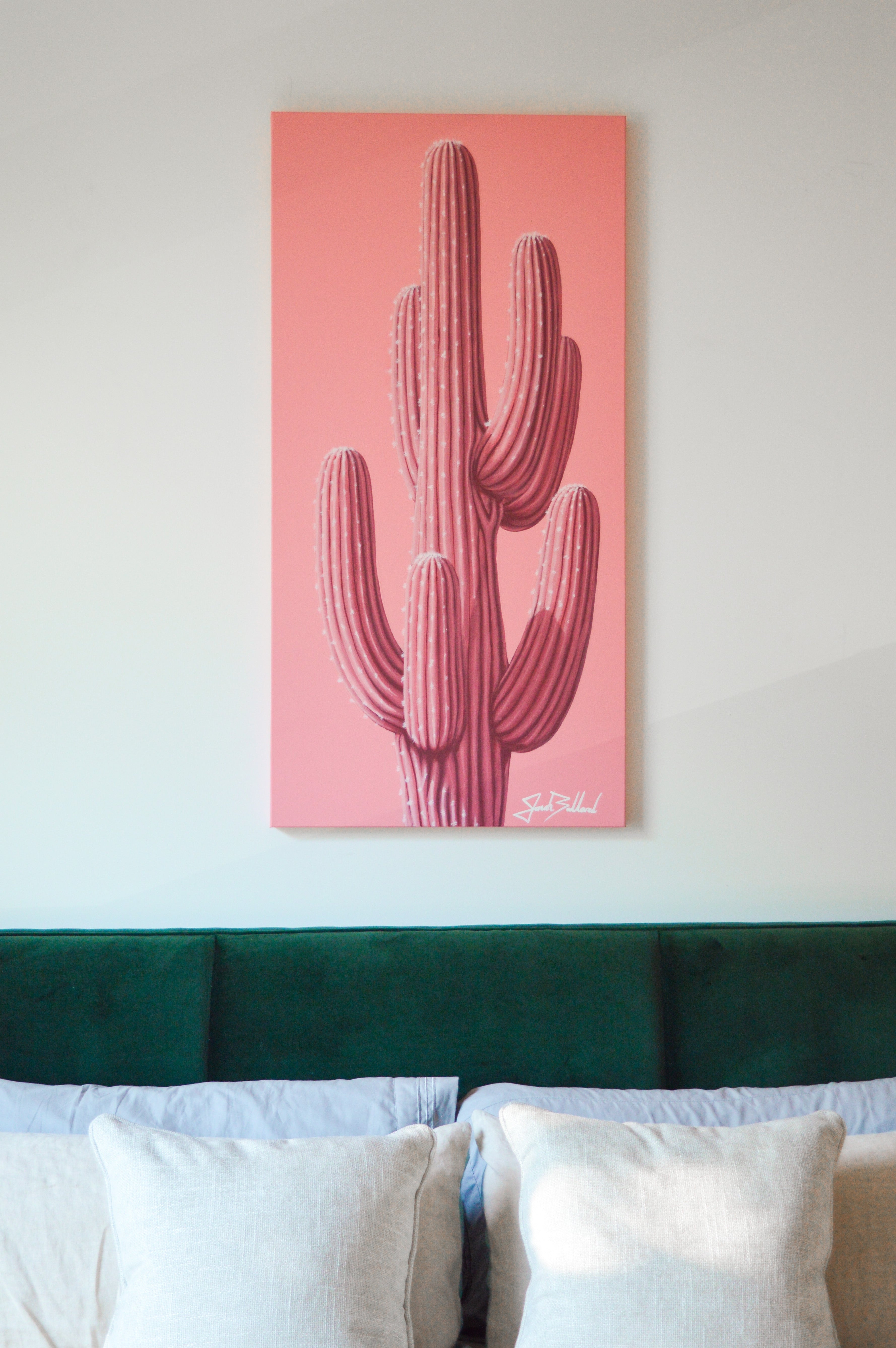 Strawberry Saguaro Canvas Print