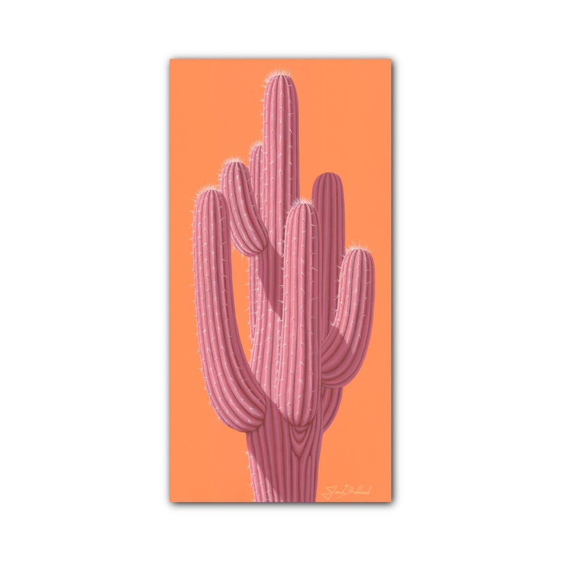 Sorbet Saguaro Canvas Print