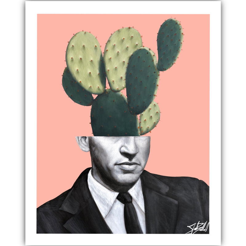 J.D. Salinger Paper Print