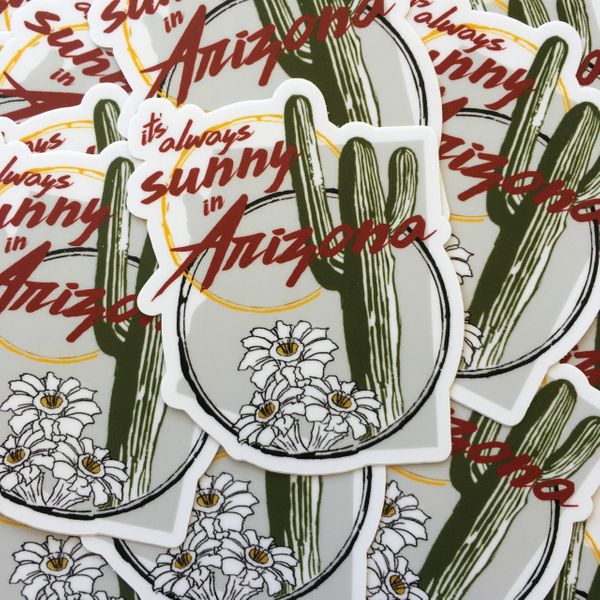 The Painted Ladies- Sunny In Arizona Sticker