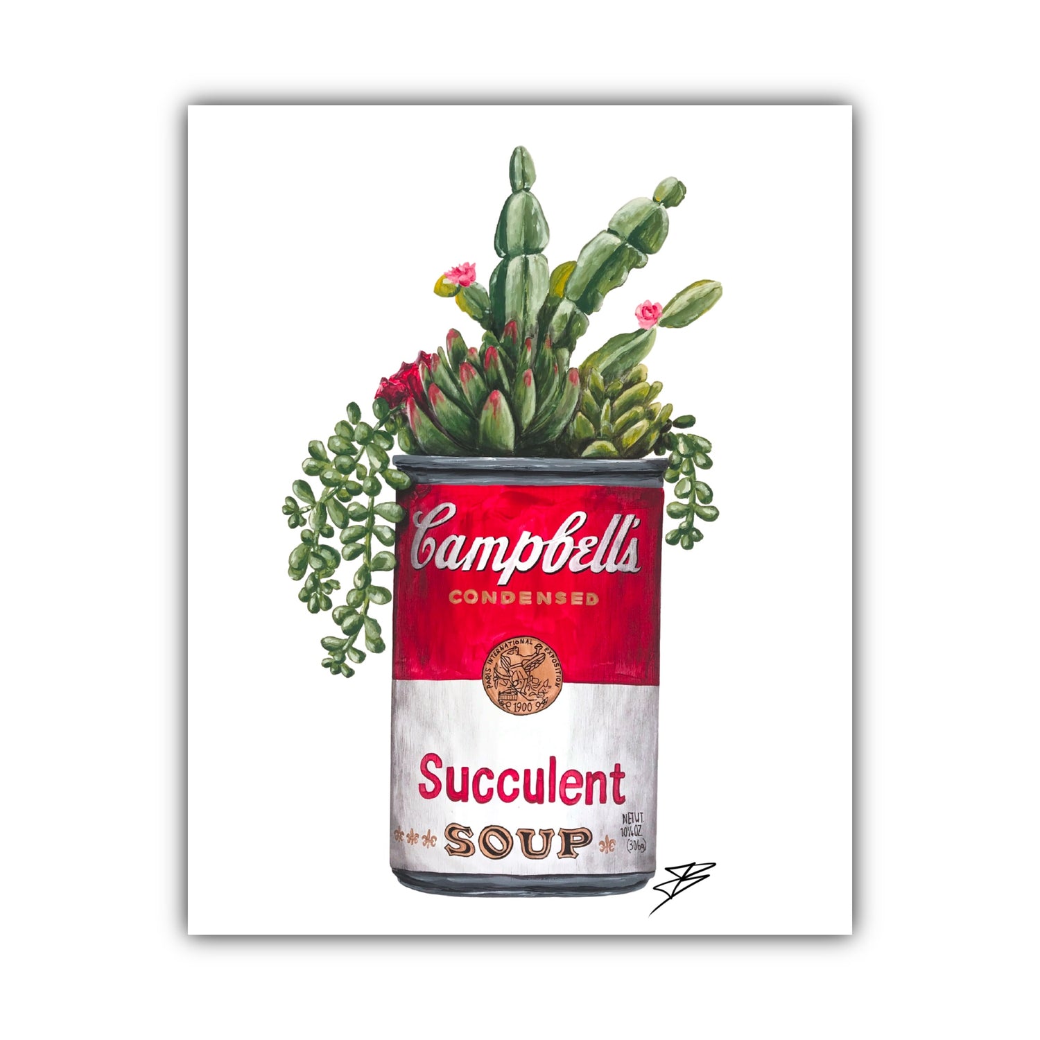 Campbell’s Cactus Soup Paper Prints