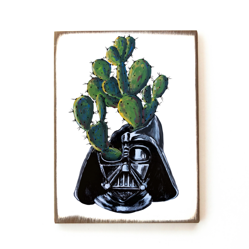 Darth Vader Cactus Head