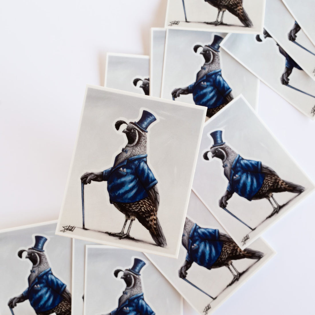 Mr. Quail Sticker