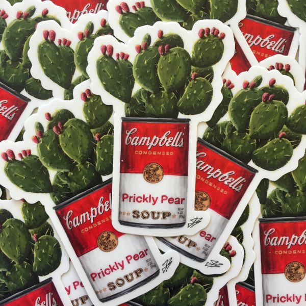 The Painted Ladies- Cactus Campbell’s Sticker 