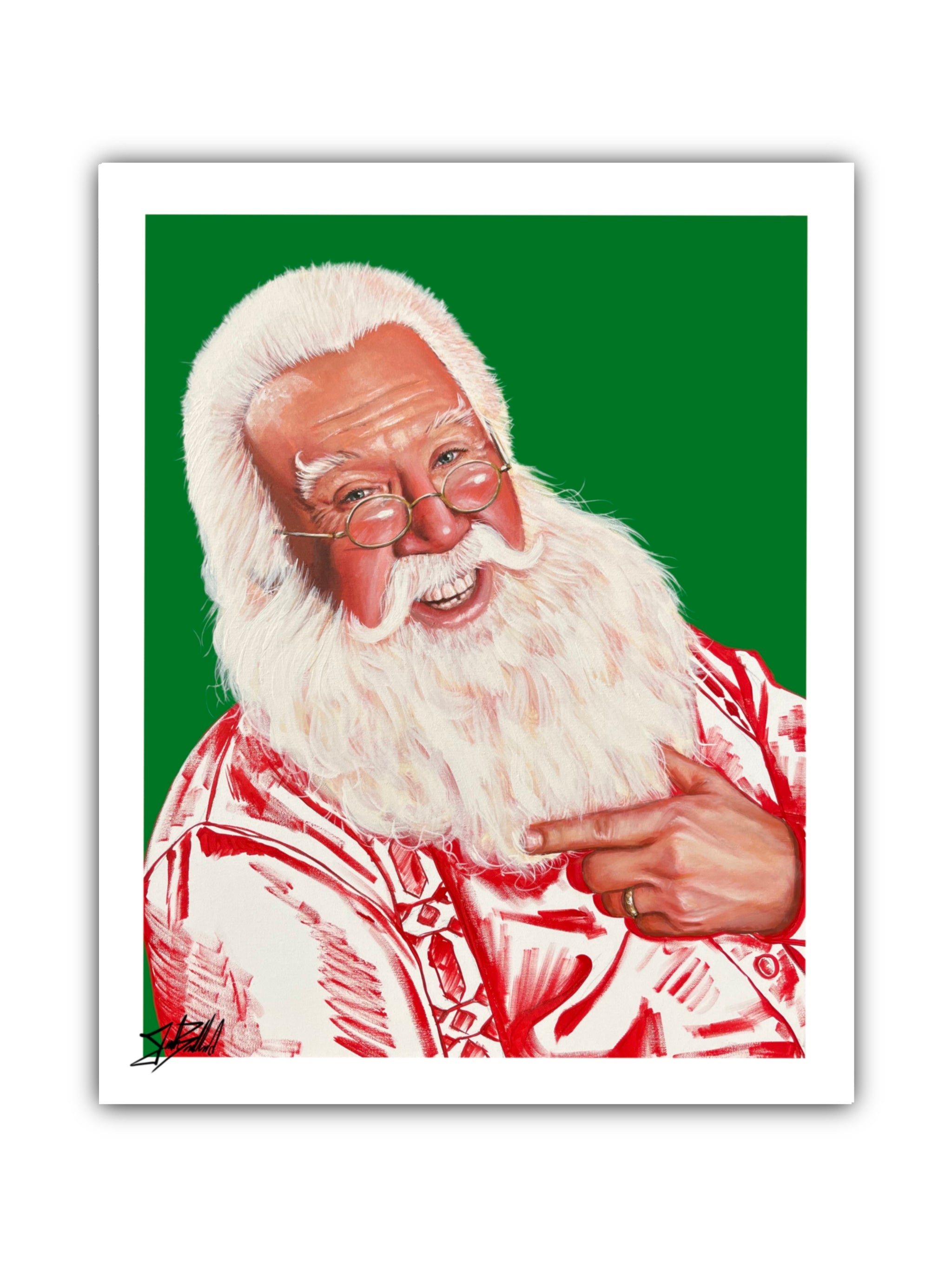 The Santa Clause Paper Print