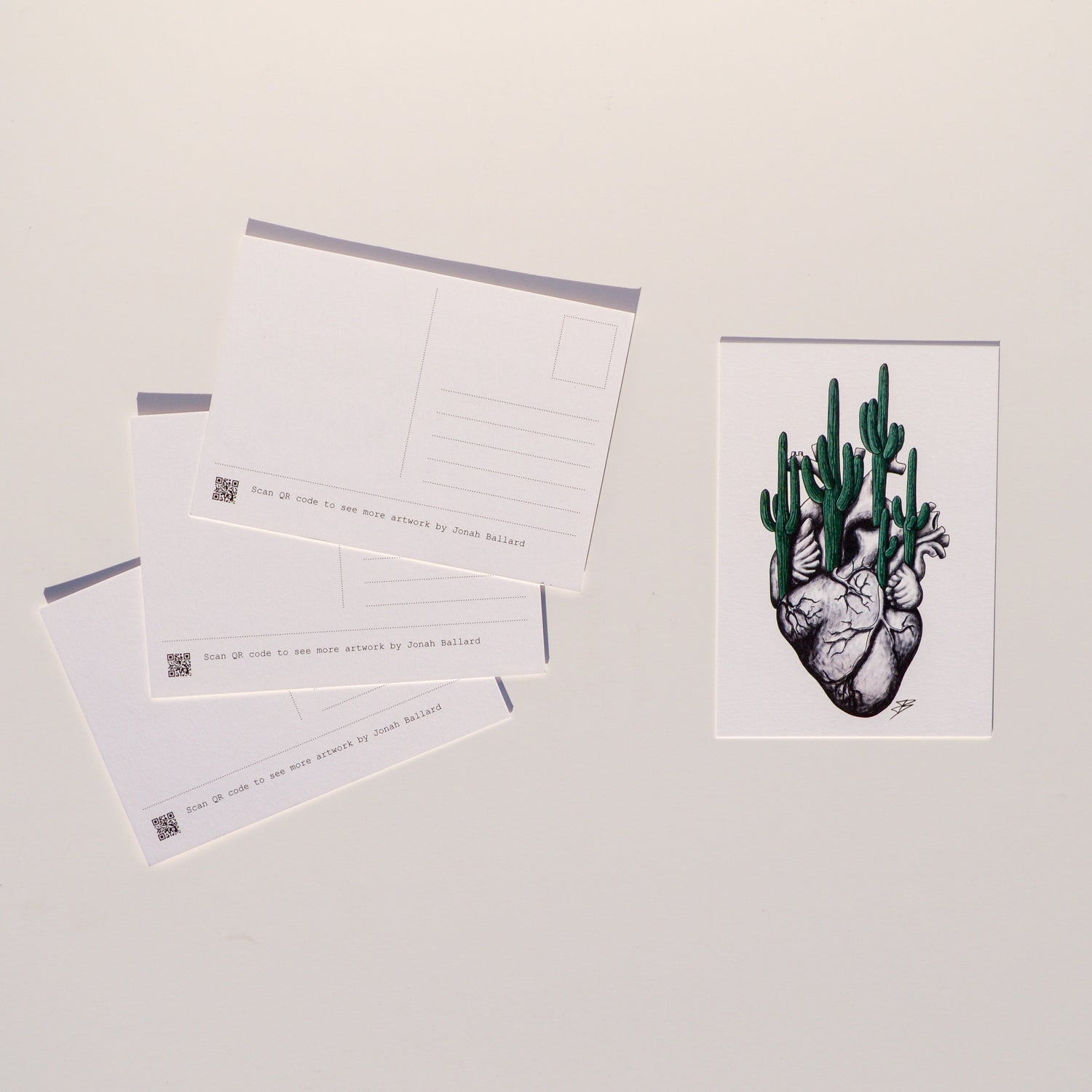 Cactus Heart Postcard