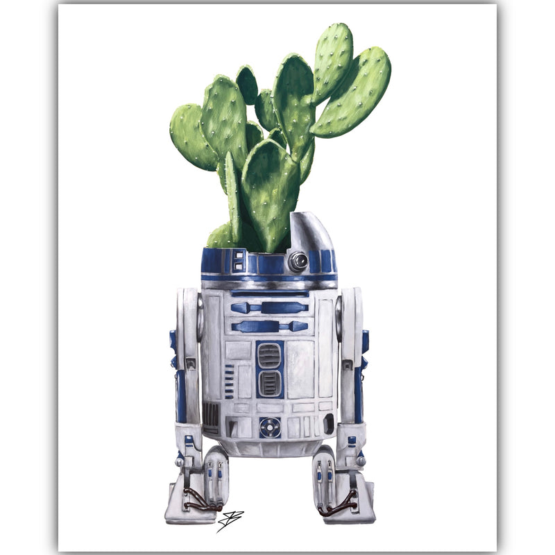 R2D2 Paper Print