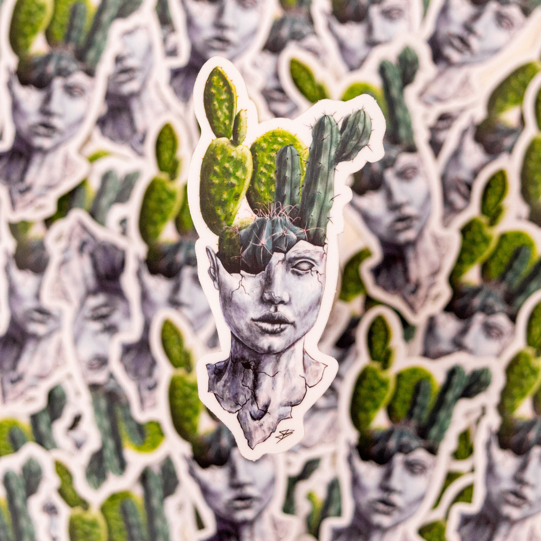 Native Man & Woman Stickers